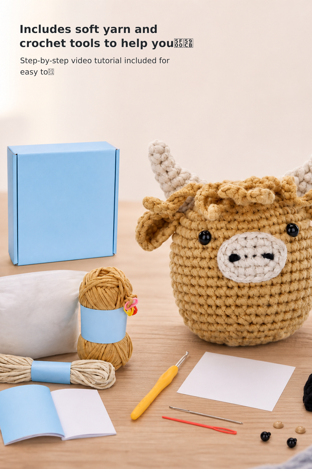 Beginner Learn-to-Crochet Kit