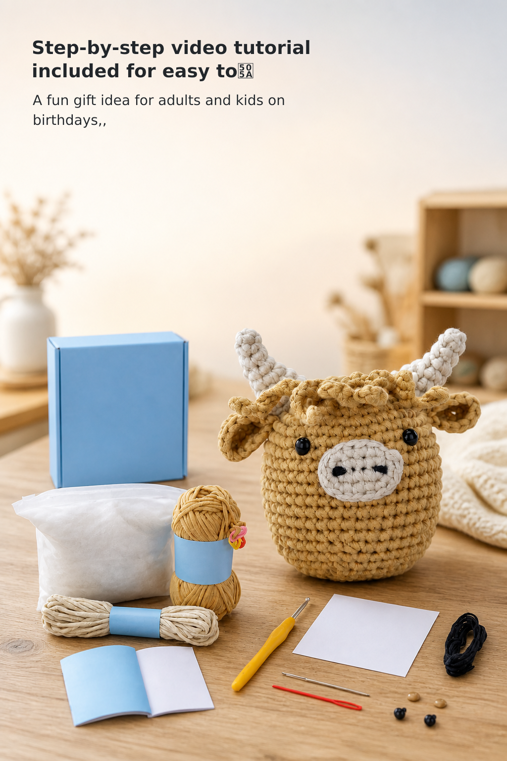 Beginner Learn-to-Crochet Kit