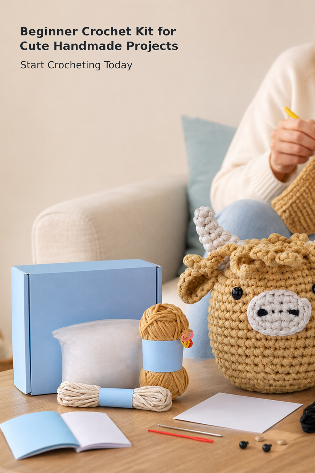 Beginner Learn-to-Crochet Kit